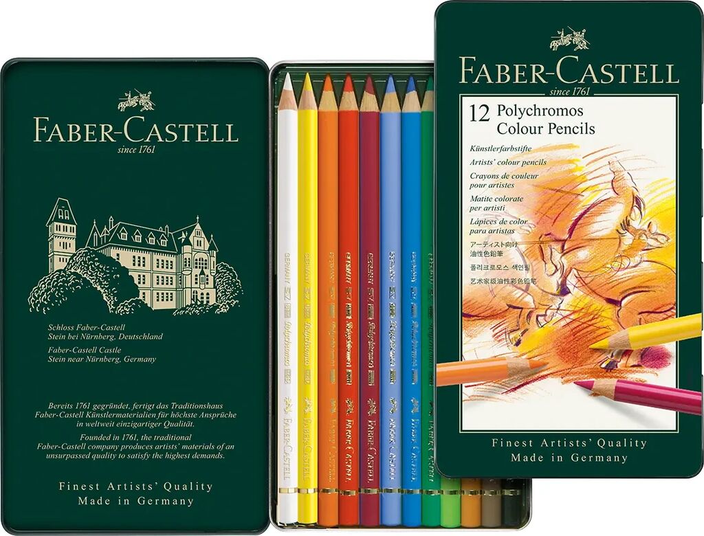 مجموعة 12 قلم فابر كاستل Polychromos