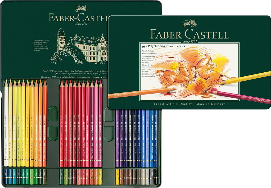 مجموعة 60 قلم فابر كاستل Polychromos