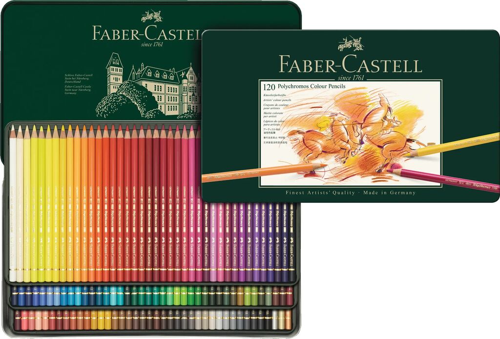 مجموعة 120 قلم فابر كاستل Polychromos