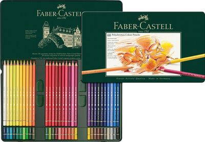 مجموعة 60 قلم فابر كاستل Polychromos